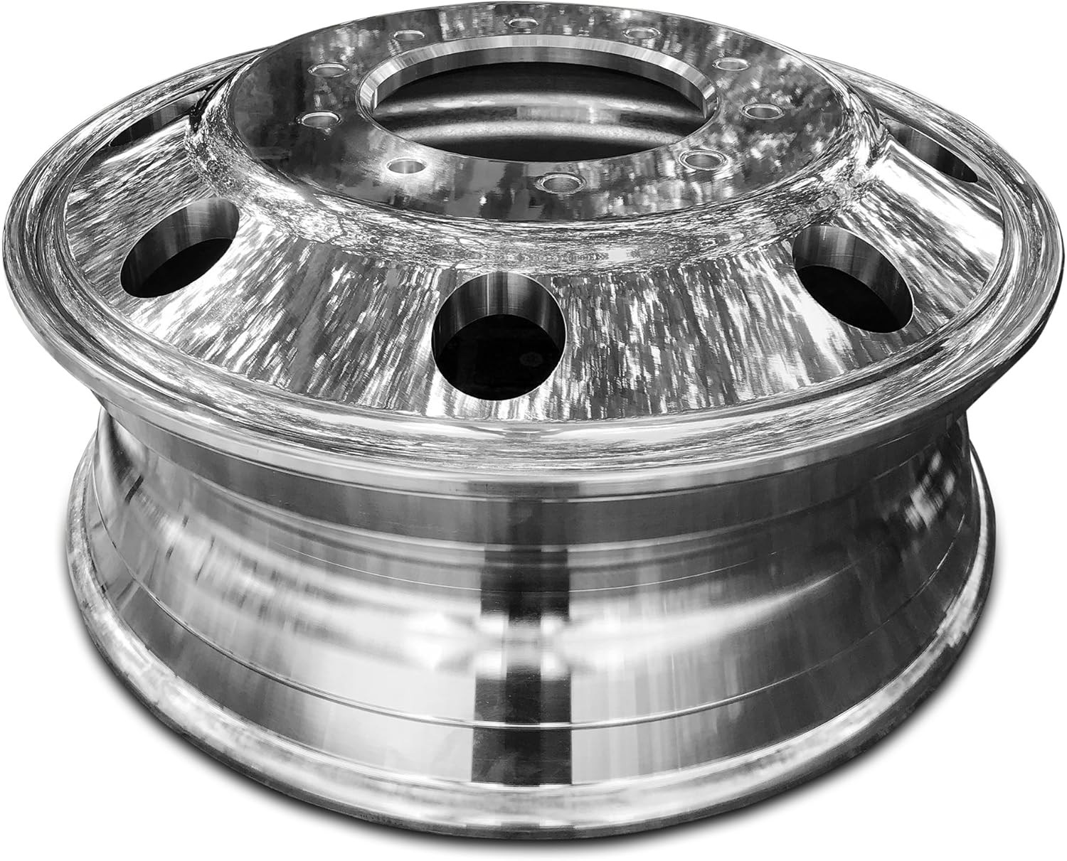 Polished 19.5 Inch 10 Lug Aluminum Dually Rim U8133