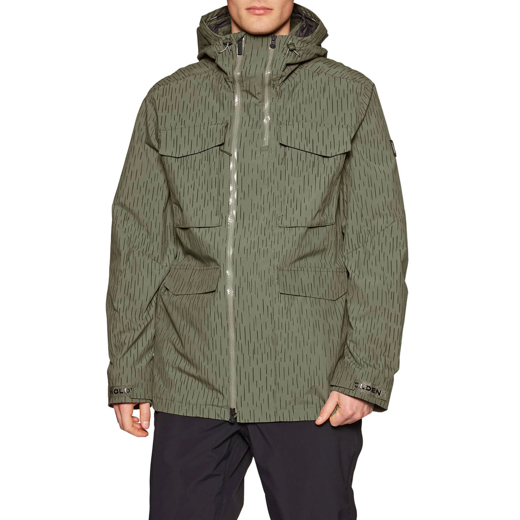 Large Stone Green Raindrop Camo Jacket G787119