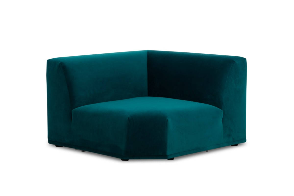 Teal Velvet Corner Sofa R4599