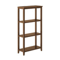 Walnut Brown Solid 3-Tier Tall Bookcase G3845