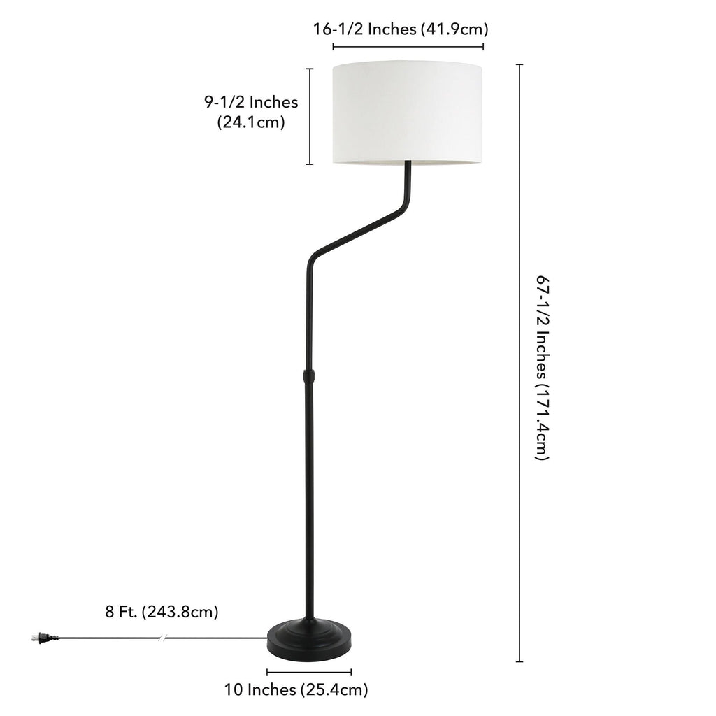 Brushed Brass Floor Lamp C2811