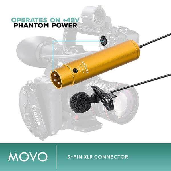 XLR Cardioid Condenser Lavalier Microphone C236