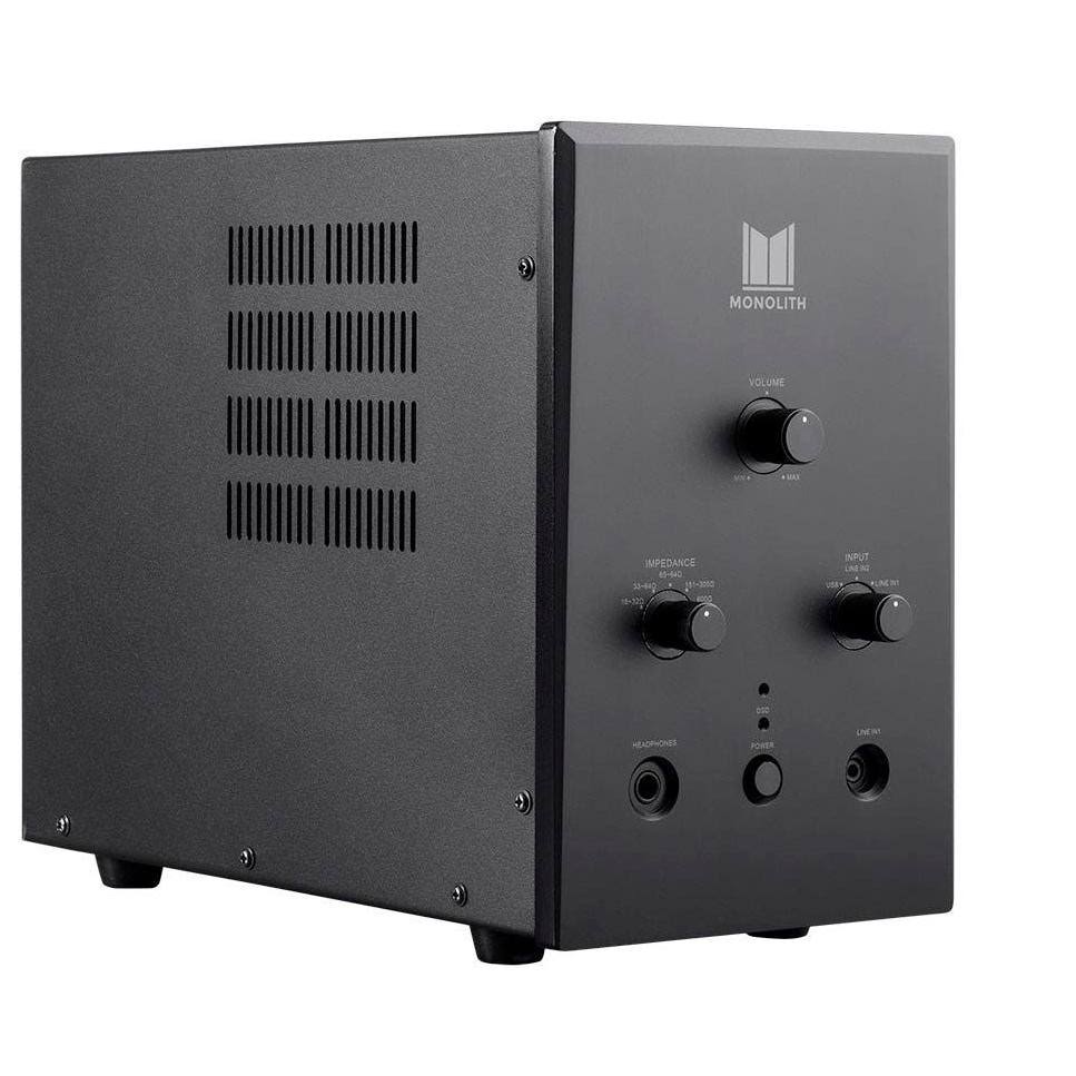 Black Tube Amp Headphone Amplifier with DAC A7044