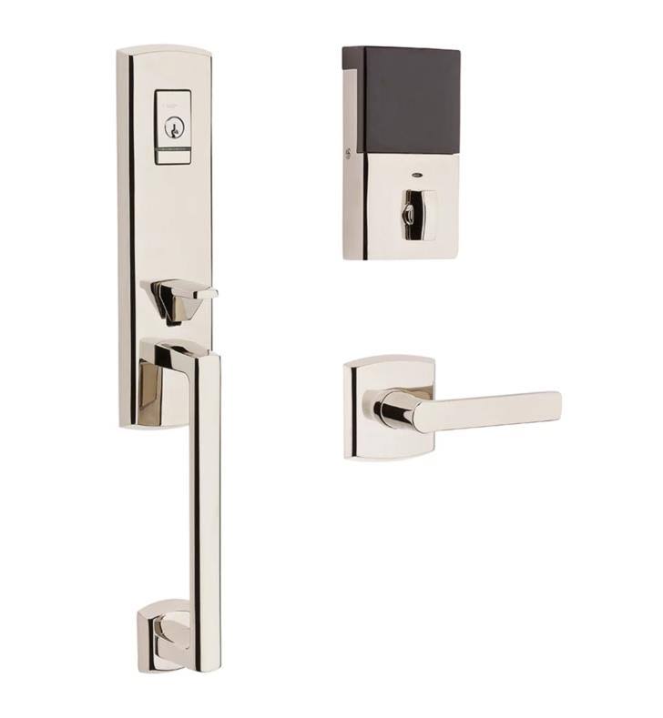 Satin Black Single Cylinder One-Piece Handleset I52049
