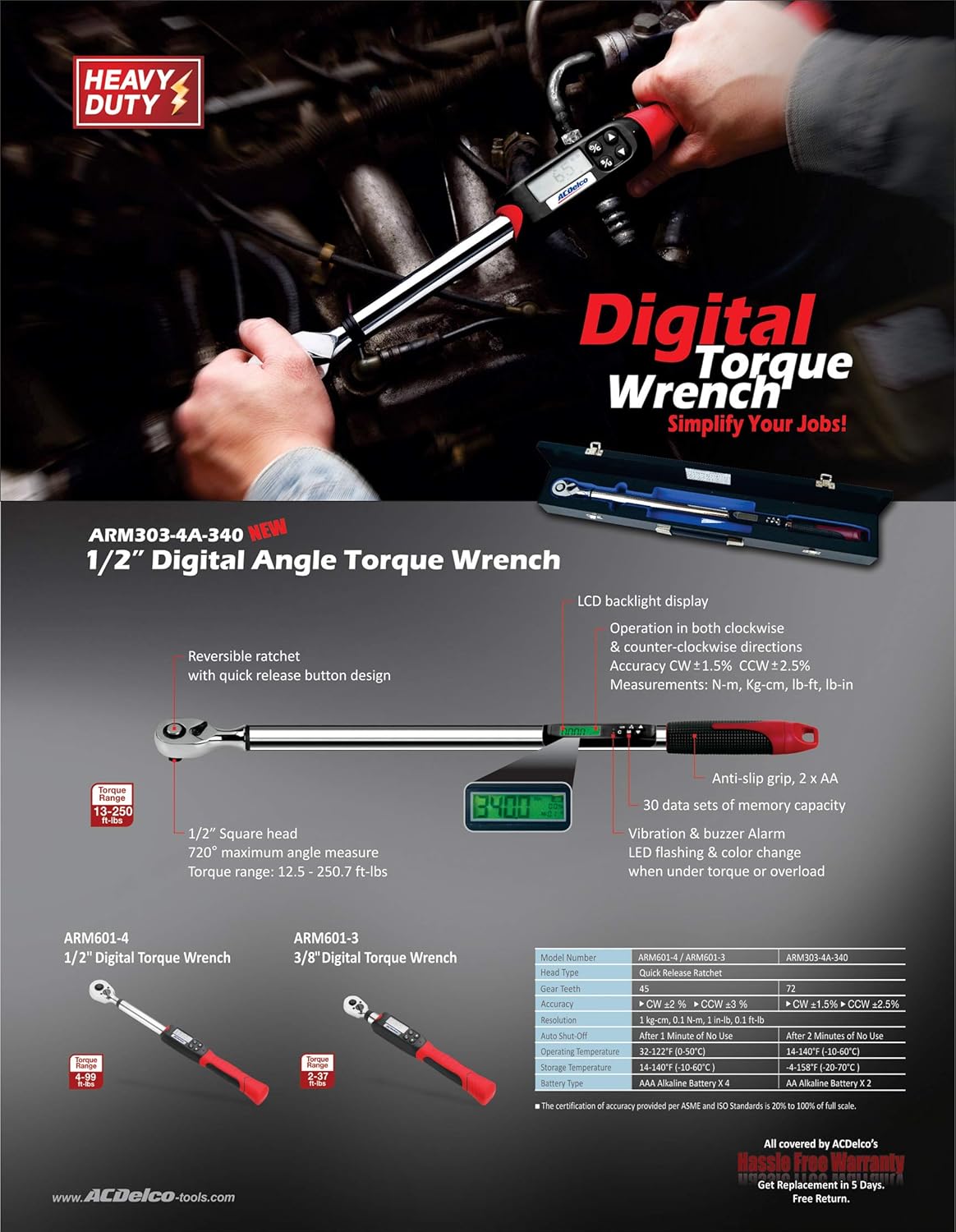 3/8" Interchangeable Digital Torque Wrench K297901