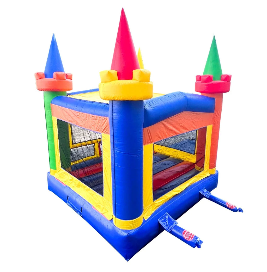 Rainbow Inflatable Bounce House F66613
