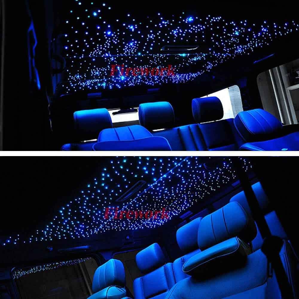 260pcs 0.03in 6.5ft RGBW LED Fiber Optic Star Ceiling Light Kit M666