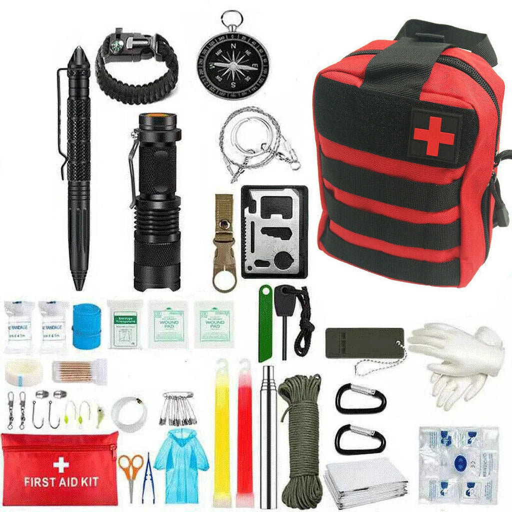 Survival Kit Multi-Function Camp Tactical Equipment R299028