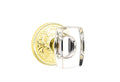 Polished Brass Crystal Privacy Knob Set G29243